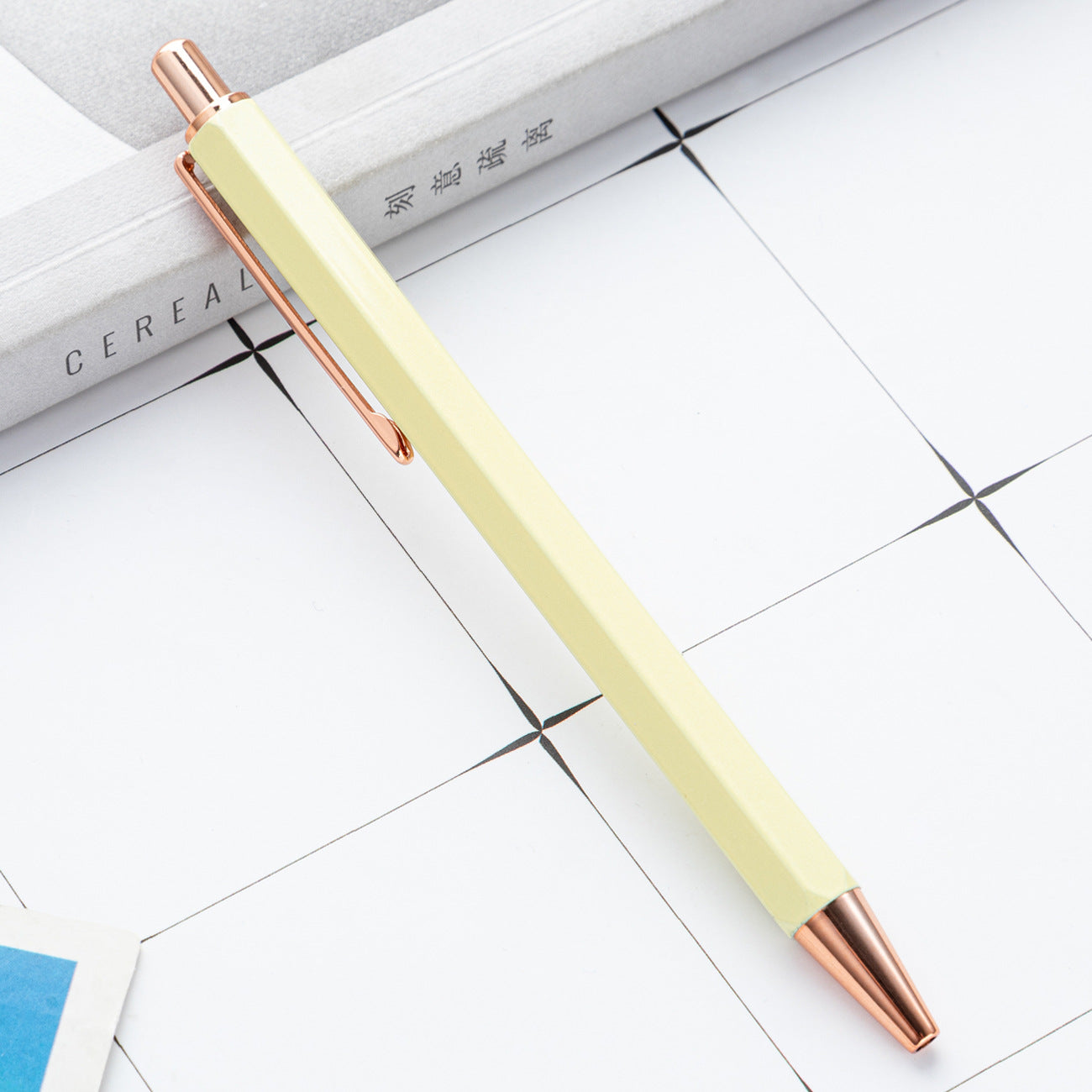 Wholesale Hexagonal Push Metal Ballpoint Pen